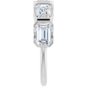 14K White 3 CTW Lab-Grown Diamond Anniversary Band