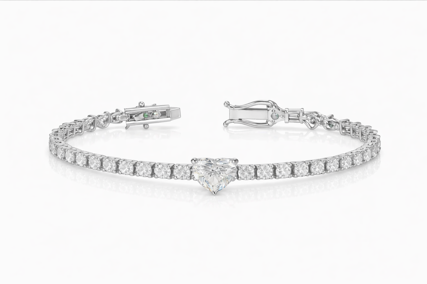 Solitaire Statement Tennis Bracelet