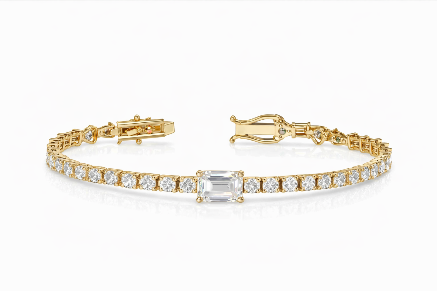 Solitaire Statement Tennis Bracelet