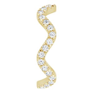 14K Yellow French-Set Eternity Band Size 4