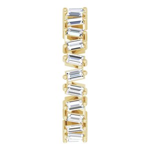 14K Yellow 7/8 CTW Natural Diamond Eternity Band Size 5.5