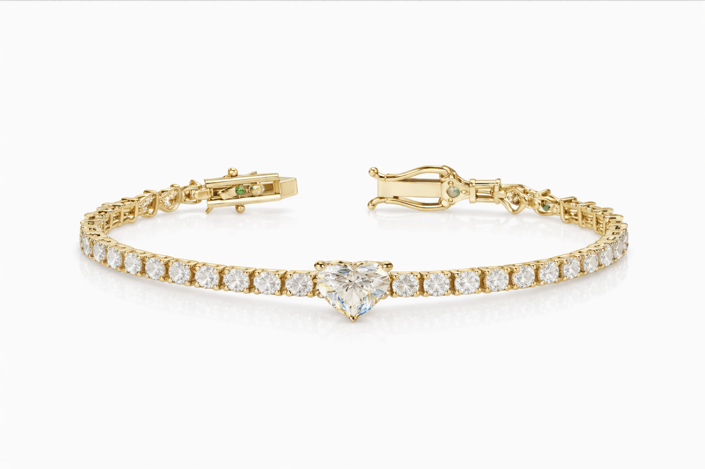 Solitaire Statement Tennis Bracelet