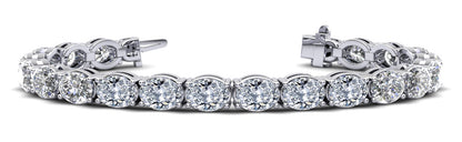 E&W OVAL TENNIS BRACELET