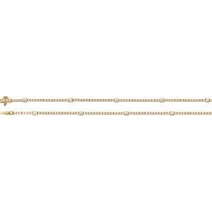 14K Yellow 4 CTW Lab-Grown Diamond 16" Necklace