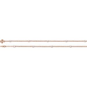 14K Rose 4 CTW Lab-Grown Diamond 16" Necklace