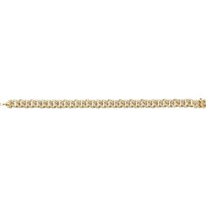 14K Yellow 1 1/2 CTW Natural Diamond Link 7" Bracelet