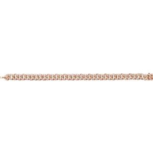 14K Rose 1 1/2 CTW Natural Diamond Link 7" Bracelet