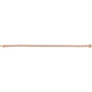 14K Rose 1/2 CTW Natural Diamond Link 7 1/4" Bracelet