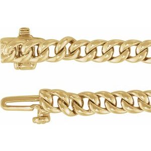 14K Yellow 1/2 CTW Natural Diamond Link 7 1/4" Bracelet