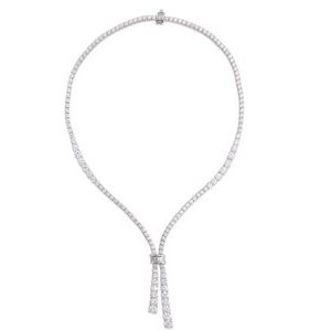 14K White 26 1/5 CTW Lab-Grown Diamond 20" Necklace