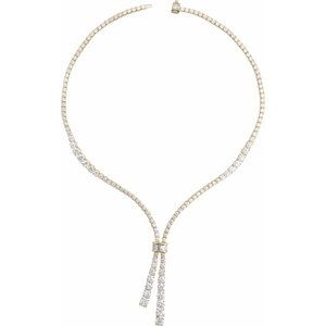 14K Yellow 26 1/5 CTW Lab-Grown Diamond 20" Necklace