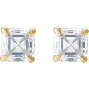 14K Yellow 5/8 CTW Natural Diamond Earrings