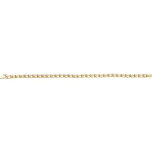 14K Yellow 6 1/2 CTW Lab-Grown Diamond Line 7" Bracelet