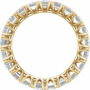 14K Yellow 5 1/3 CTW Lab-Grown Diamond Eternity Band