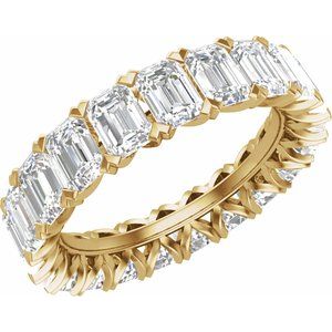 14K Yellow 5 1/3 CTW Lab-Grown Diamond Eternity Band