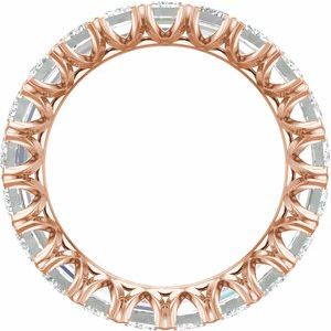 14K Rose 5 1/3 CTW Lab-Grown Diamond Eternity Band