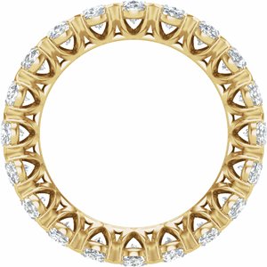 14K Yellow 5 CTW Lab-Grown Diamond Eternity Band