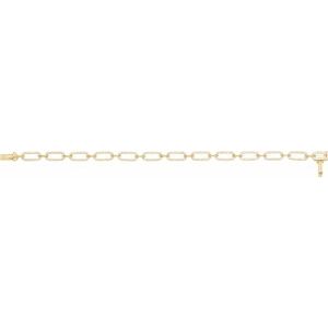 14K Yellow 9/10 CTW Natural Diamond Link 7" Bracelet